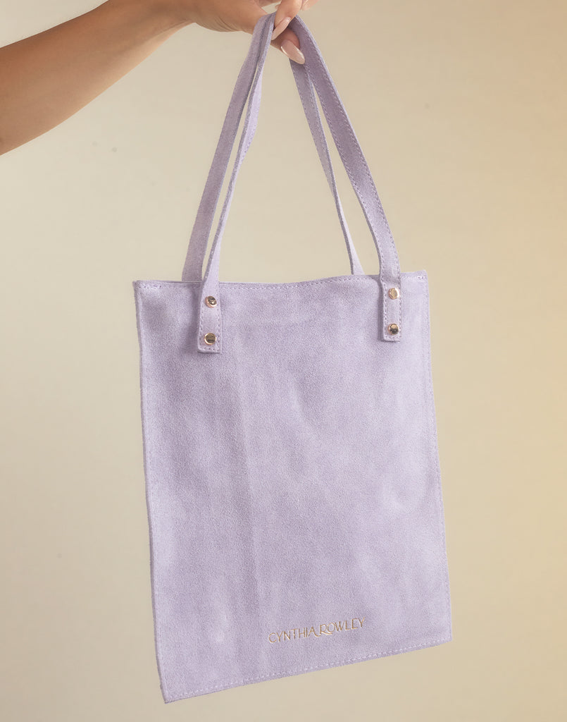 Sleek Suede Tote