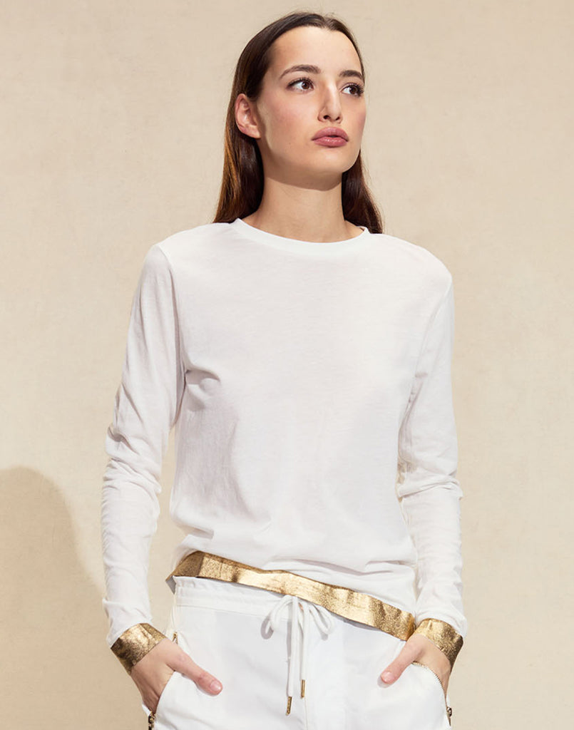 Cynthia Rowley Athena Long Sleeve Tee