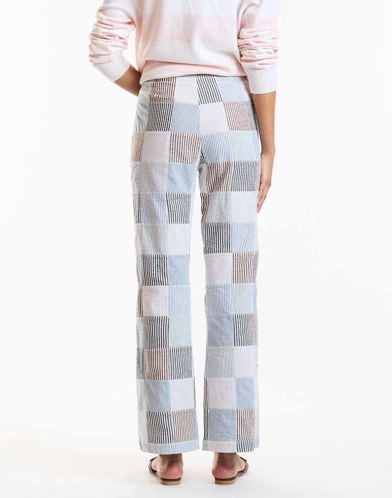 Multi Color Patchwork Trousers