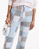 Multi Color Patchwork Trousers
