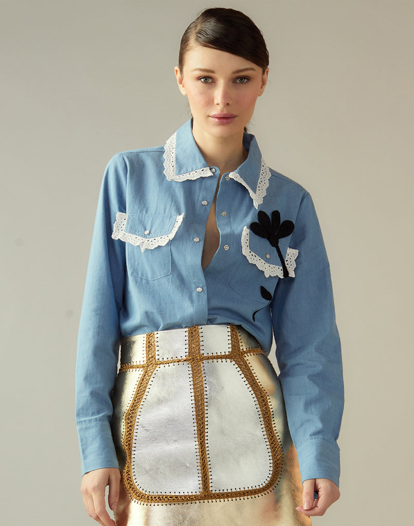 Cynthia Rowley Not My First Rodeo Shirt