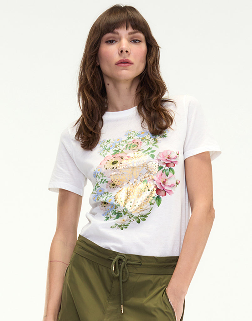 Cynthia Rowley Heart of Gold Tee