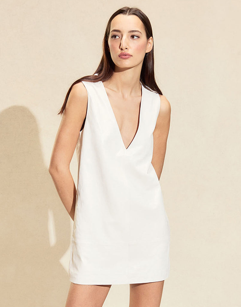 Cynthia Rowley Downtown Leather Dress