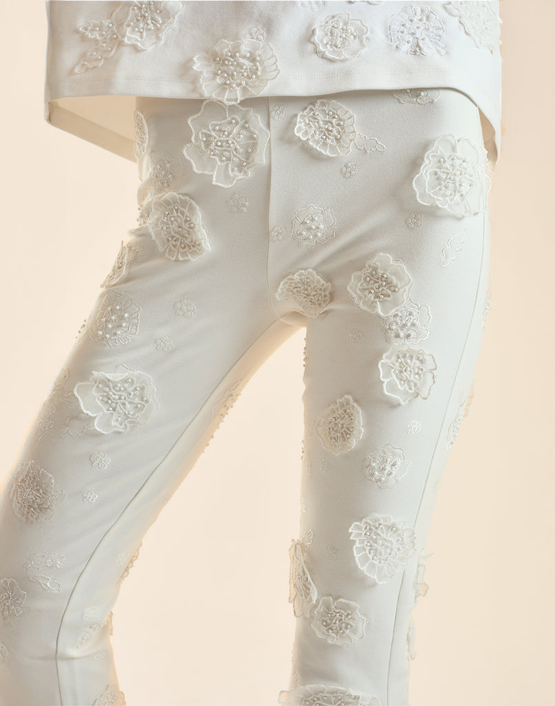 Pop Floral Applique Pant