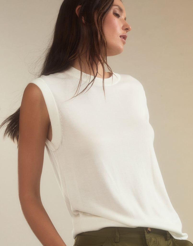 Mica Sleeveless Knit Top