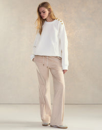Button Up Sweatshirt