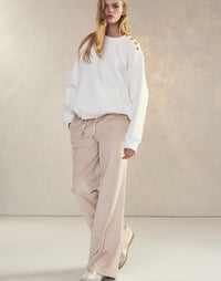 Button Up Sweatshirt