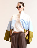 Colorblock Lightweight Zip Jacket