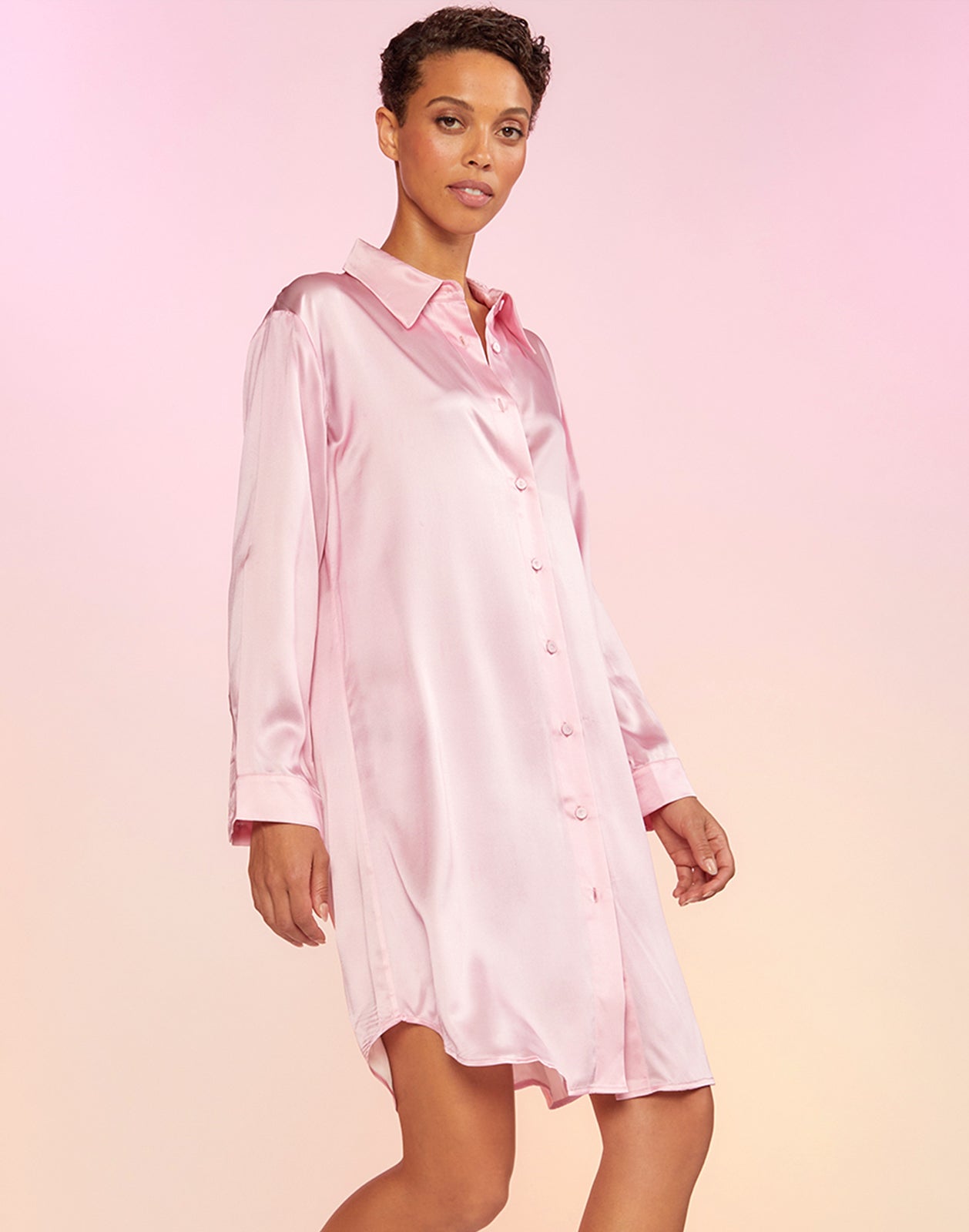Silk Charmeuse Shirt Dress – Cynthia Rowley