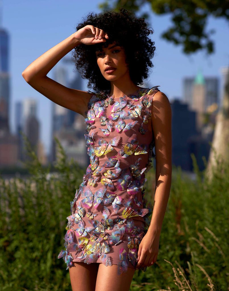 Butterfly Applique Dress