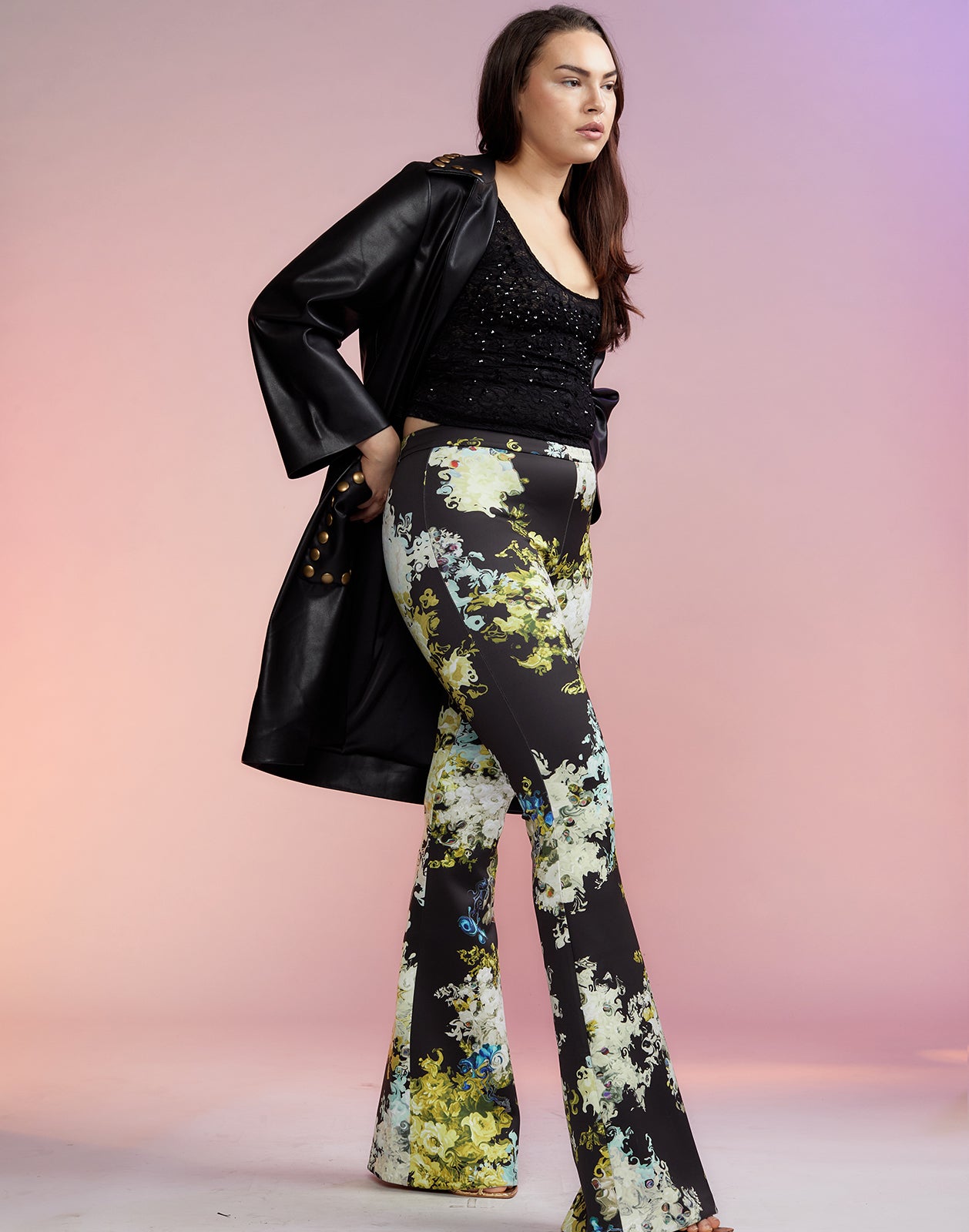 Bonded Fit and Flare Pant