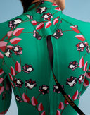 Vine Floral High Cut Wetsuit