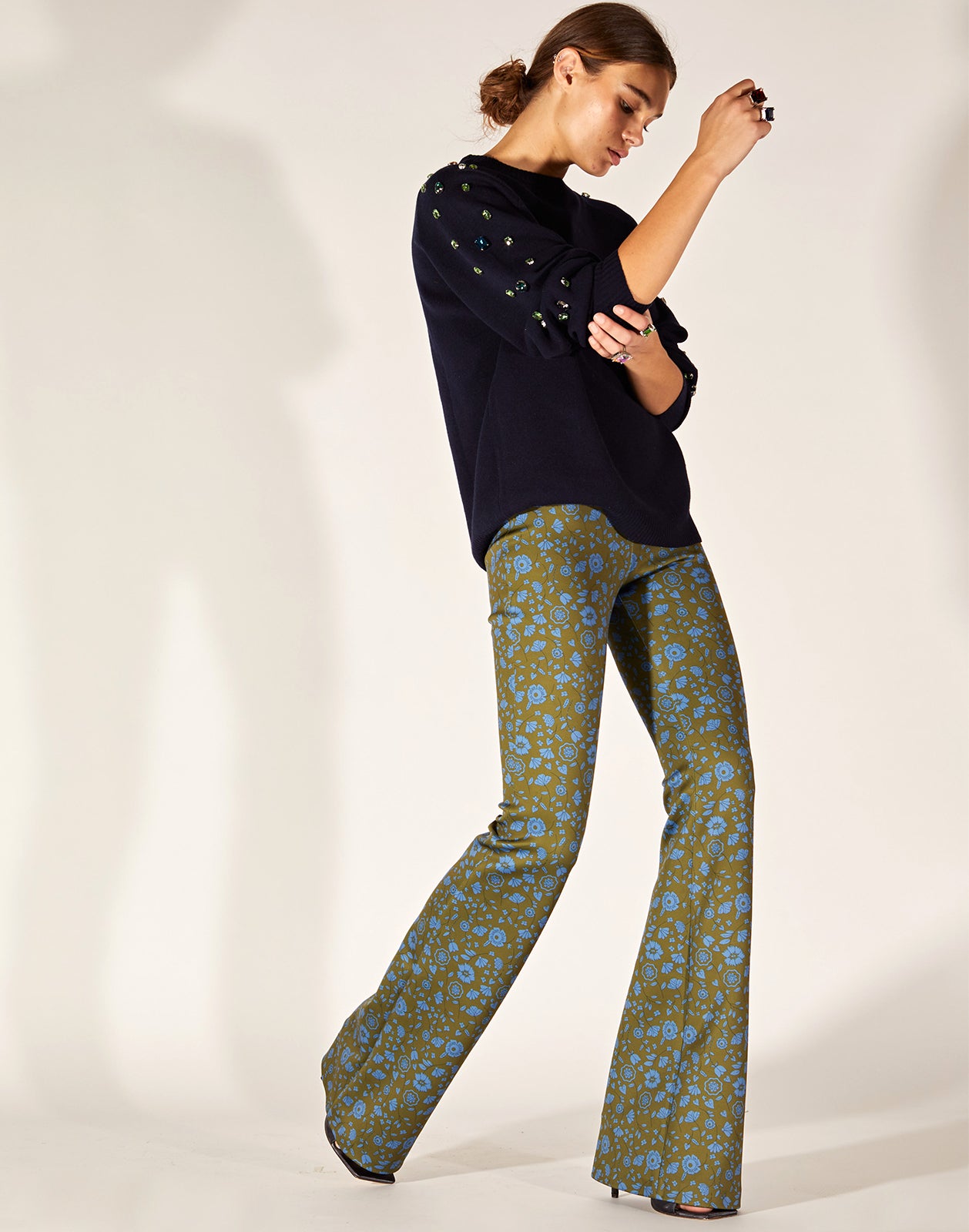 Bonded Fit and Flare Pant