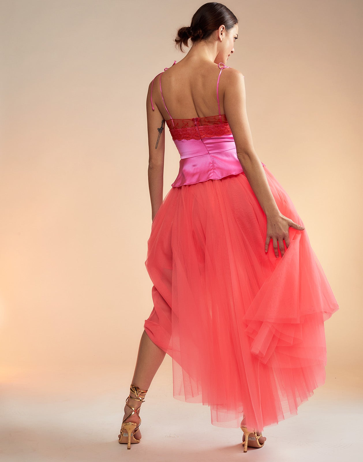 High Low Tulle Skirt