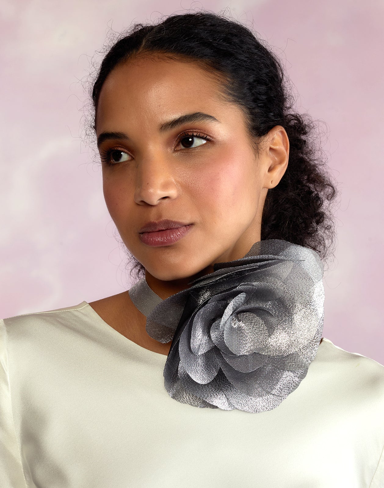 Organza Flower Ties organza-flower-ties