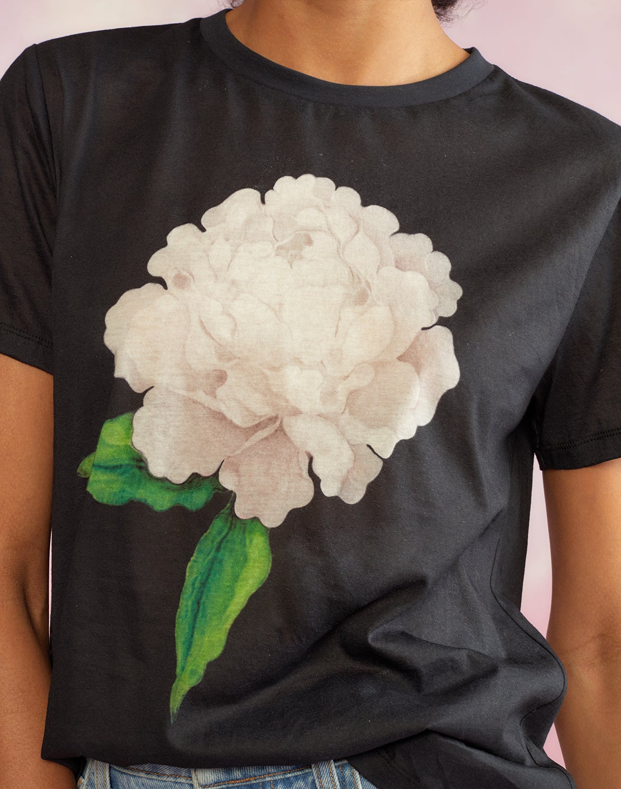 Cynthia Rowley Printed T-Shirt - FLWWT - White